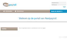 Tablet Screenshot of portal.nextpayroll.nl